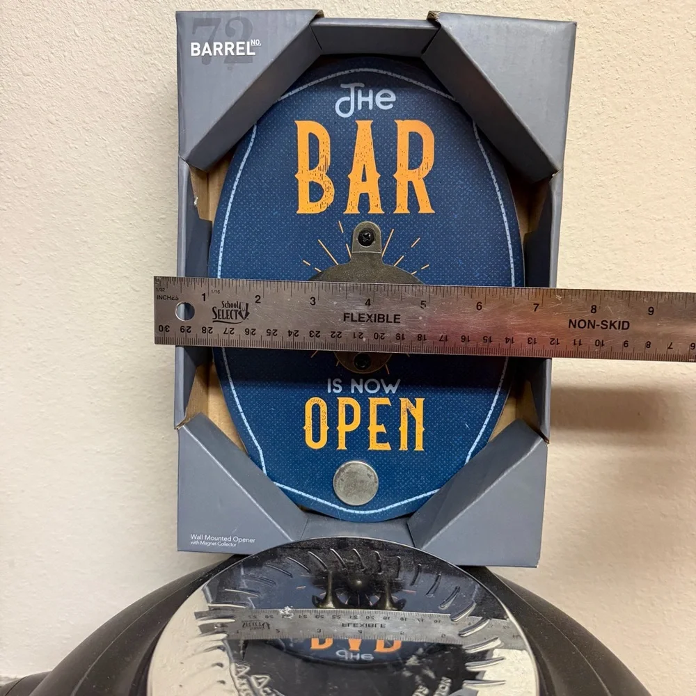 Wall-Mount Bottle Opener - Navy 